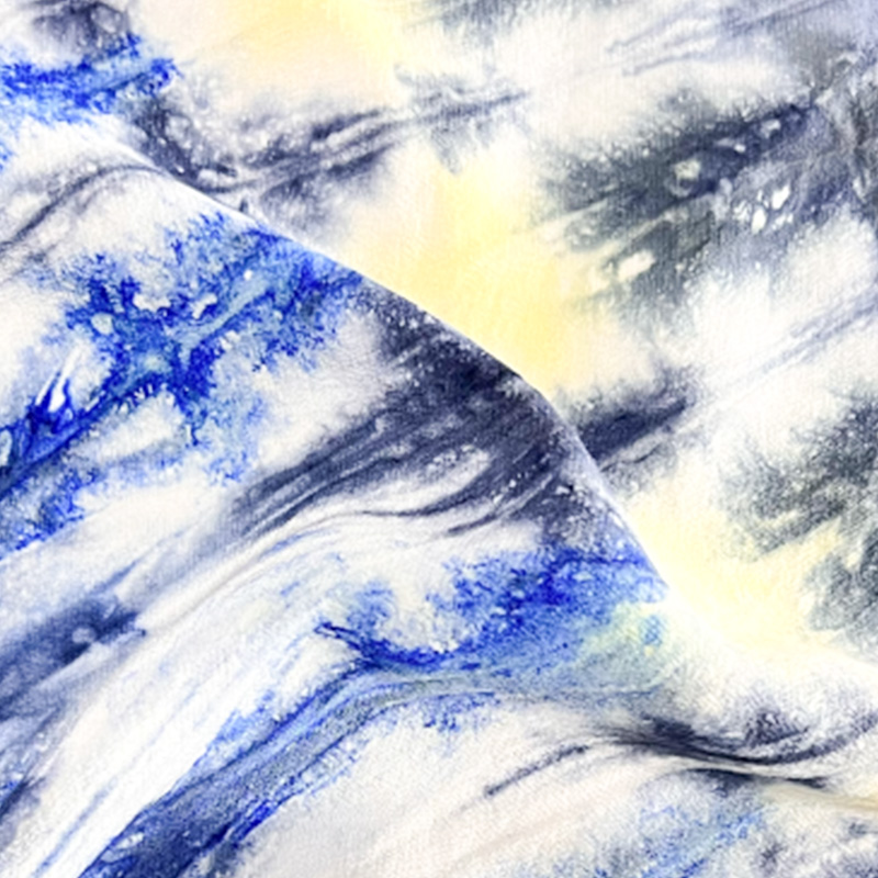 Tie-dye stoff